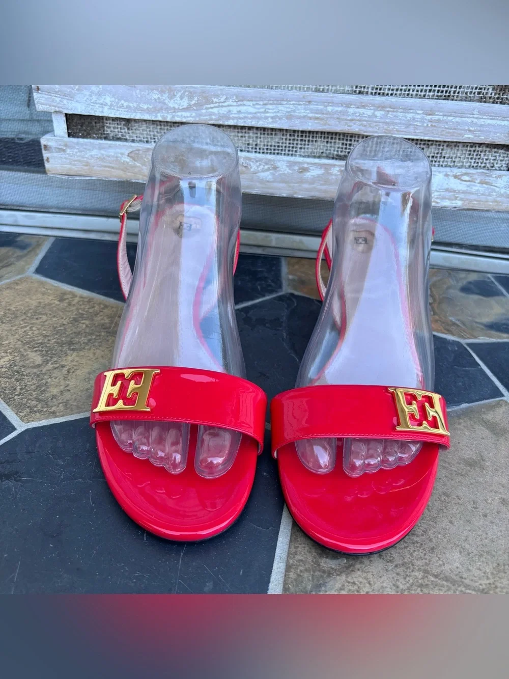 Escada Slingback Sandals